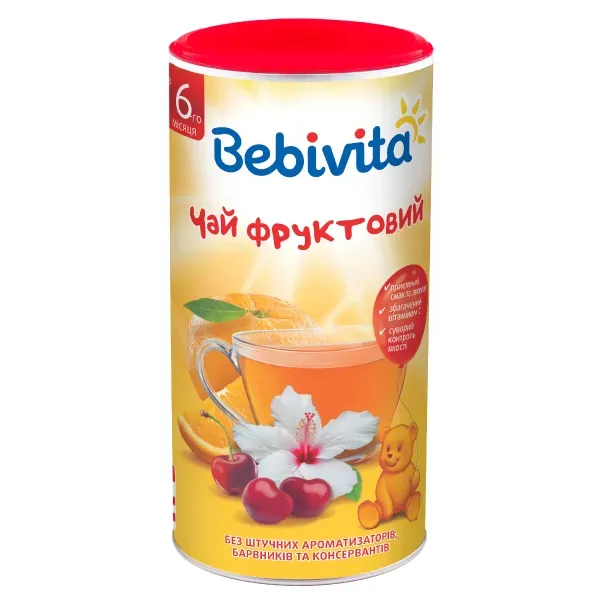 Дитячий чай Bebivita фруктовий 200 г