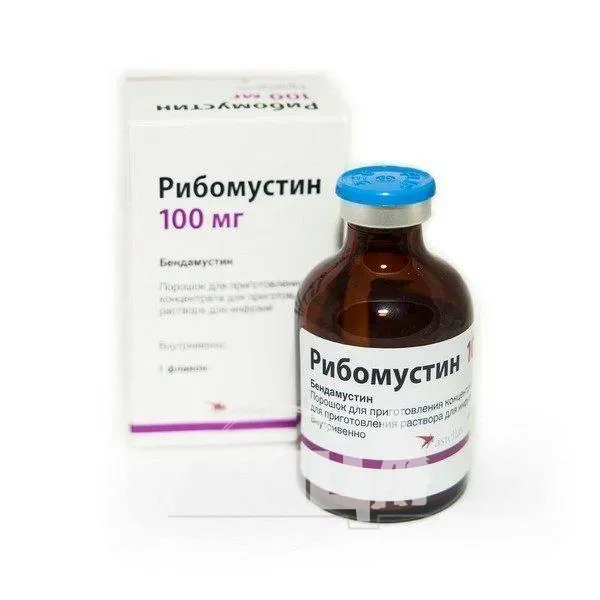 Рибомустин порошок для приготовления концентрата для раствора для инфузий 100 мг флакон №1