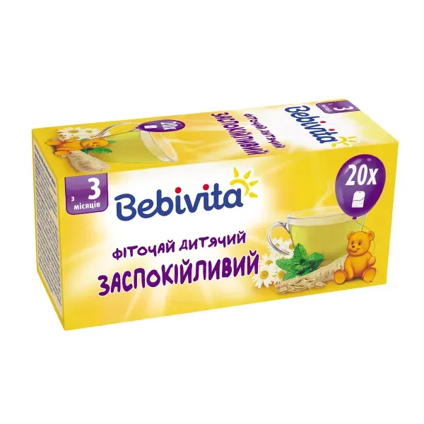Детский фиточай Bebivita успокаивающий пакетик 1,5 г №20