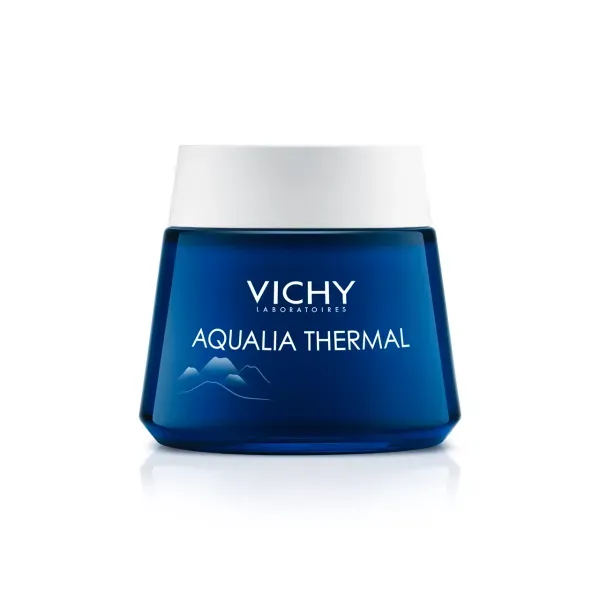 VICHY  Аквалия Термаль Ночной Спа, крем-гель для глубокого увлажнения кожи, устраняет признаки усталости, 75 мл