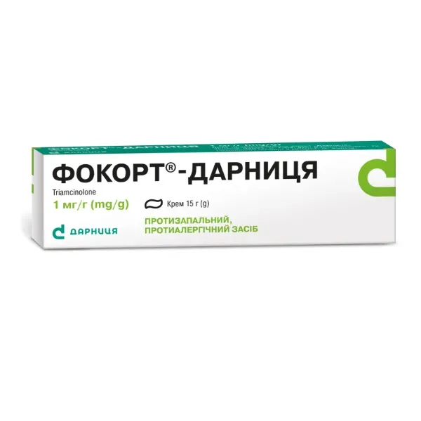 Фокорт-Дарниця крем 1 мг/г туба 15 г