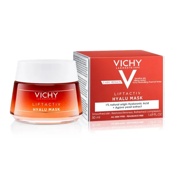 Антивікова експрес-маска Vichy Liftactiv з гіалуроновою кислотою для всіх типів шкіри 50 мл