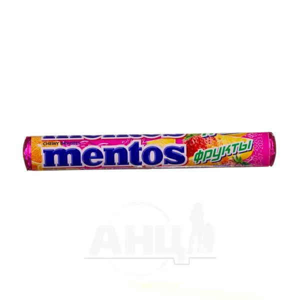 Жевательное драже Mentos фрукты 37 г