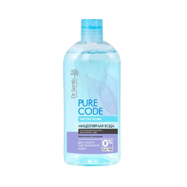 Мицеллярная вода для сухой и чувствительной кожи Dr.Sante Pure Cоde 500 мл