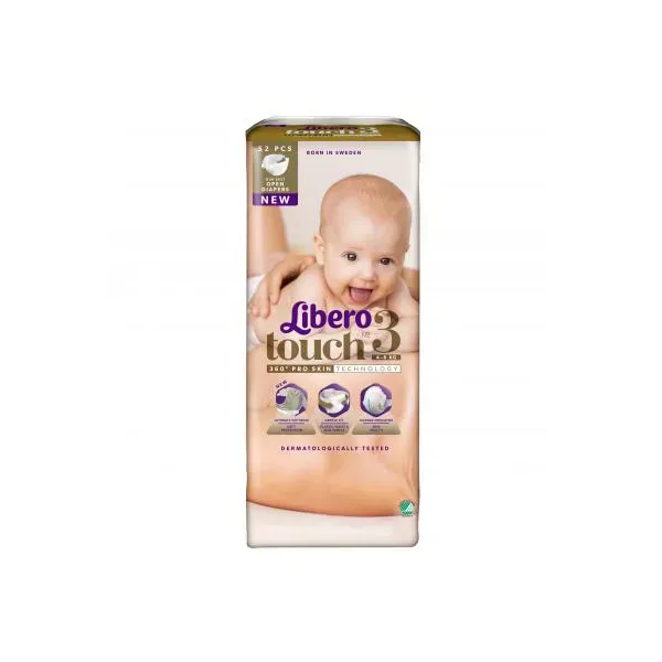 Подгузники для детей Libero Touch 3 4-8 кг №52