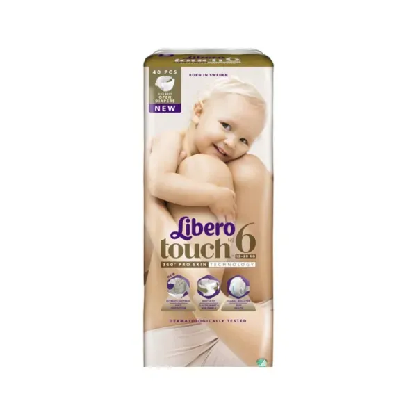 Подгузники детские Libero Touch premium (13-20 кг) №40
