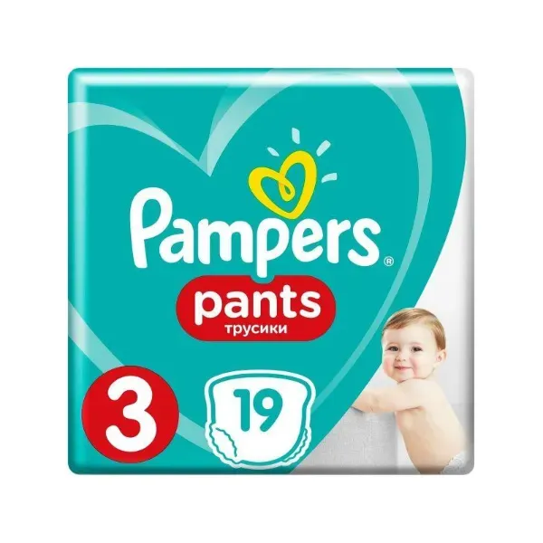 Підгузки-трусики дитячі Pampers Pants 3 №19