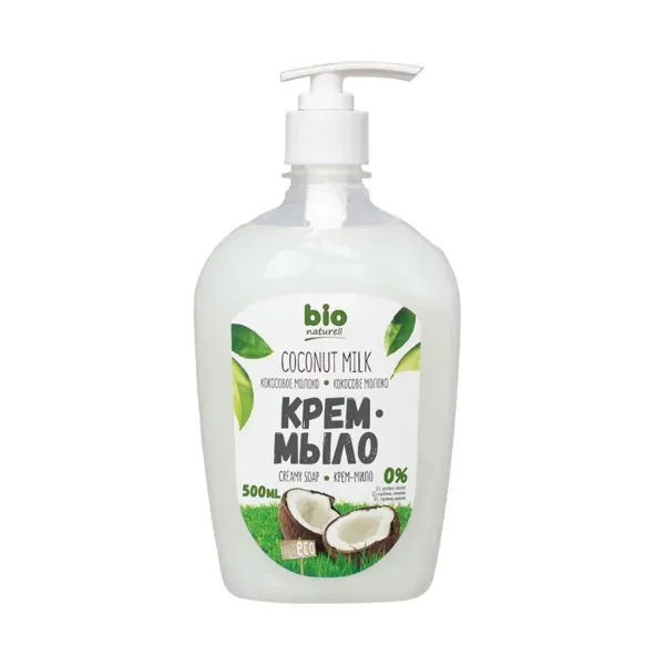 Крем-мыло Bio Naturell кокос 500 мл