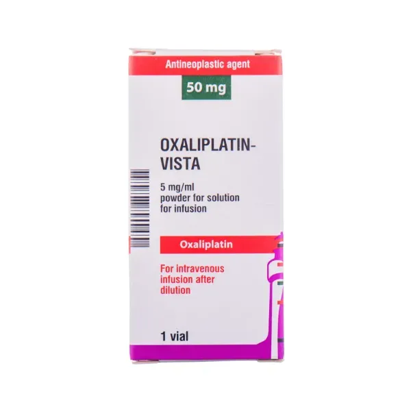 Оксалиплатин-Виста порошок для приготовления раствора для инфузий 50 мг флакон №1