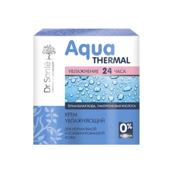 Крем Dr.Sante Aqua thermal зволожуючий для нормальної та комбінованої шкіри 50 мл