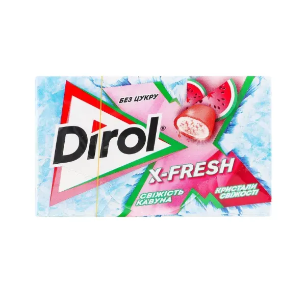 Жевательная резинка Dirol X-Fresh свежесть арбуза 18 г