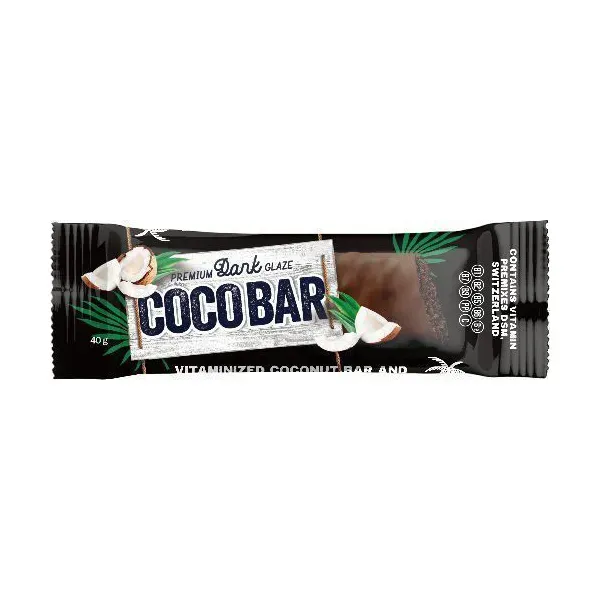 Витаминизированный кокосовый батончик в шоколадной глазури Coco Bar 40 г