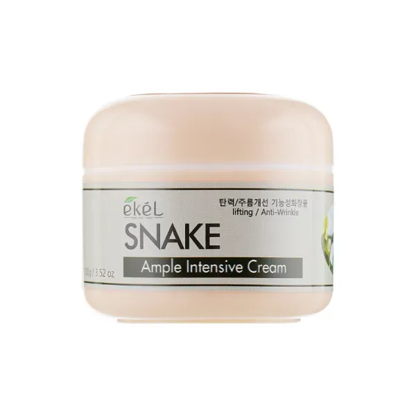 Крем для лица Ekel Ample Intensive Cream Snake с экстрактом змеиного яда 100
