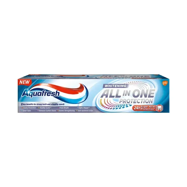 Зубна паста Aquafresh захист все в одному відбілююча 100 мл