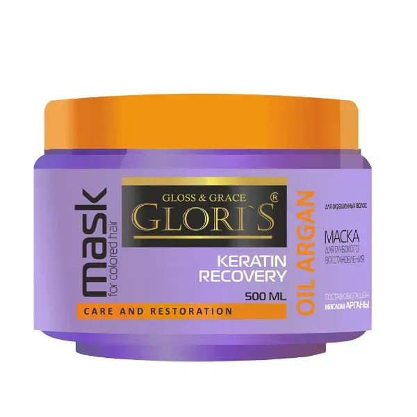 Маска для волосся Glori's Keratin Recovery 500мл