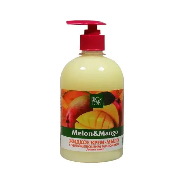 Жидкое крем-мыло Bioton Cosmetics дыня и манго 500 мл
