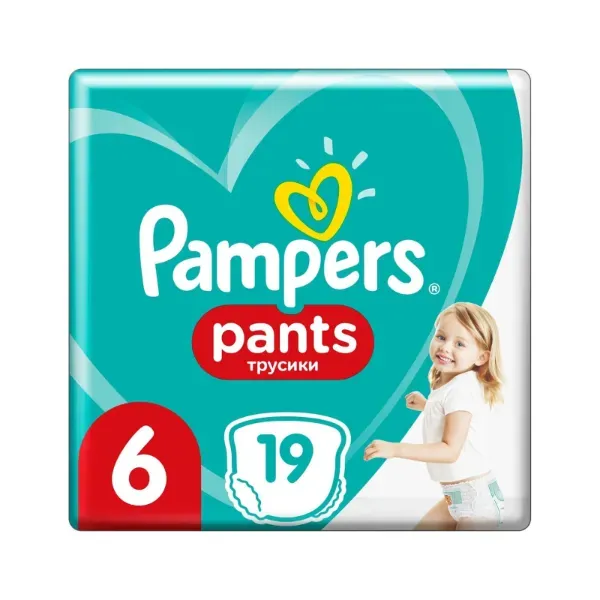 Підгузки-трусики Pampers Pants 6 15+ №19