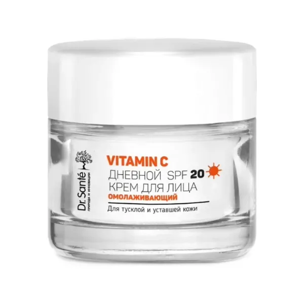 Набір Dr. Sante Vitamin C крем для обличчя денний 50 мл + вітамінний коктейль для шкіри навколо очей 15 мл