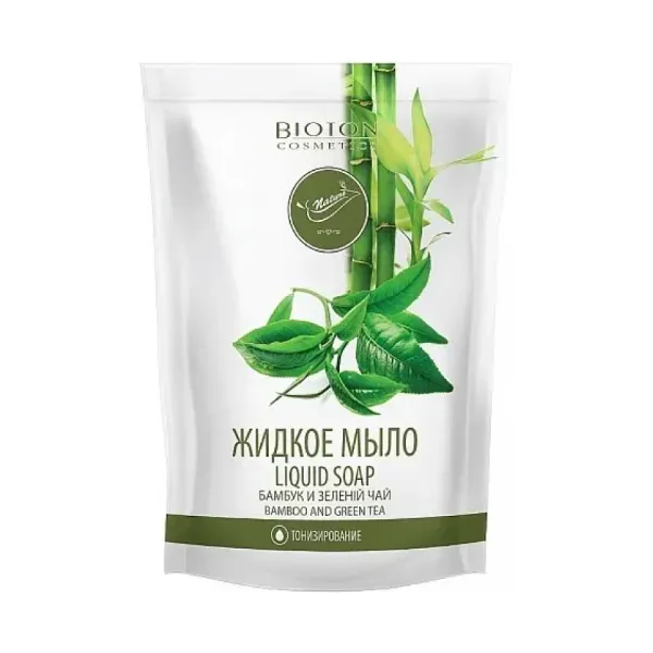 Жидкое мыло Bioton бамбук зеленый чай дой-пак 450 мл