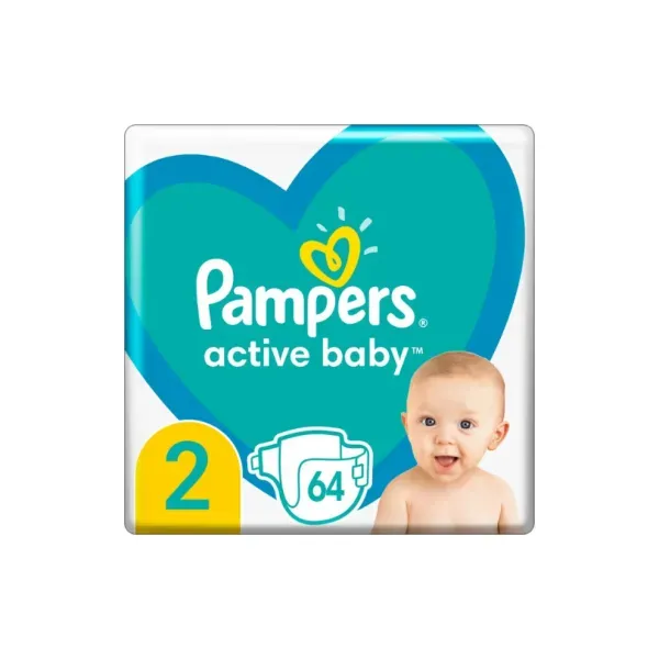 Підгузки Pampers Active Baby 2 (4-8 кг) №64
