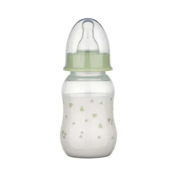 Бутылочка Baby-Nova пластиковая зеленая 130 мл