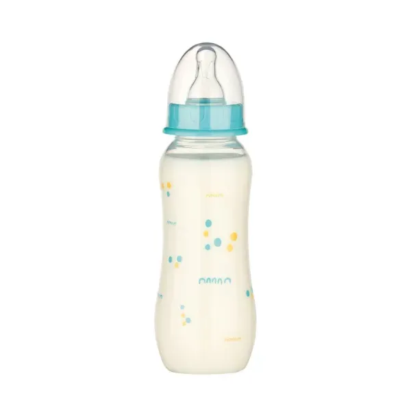 Бутылочка Baby-Nova пластиковая голубая 240 мл
