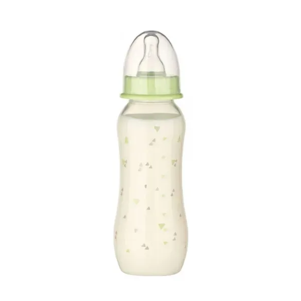Бутылочка Baby-Nova пластиковая зеленая 240 мл