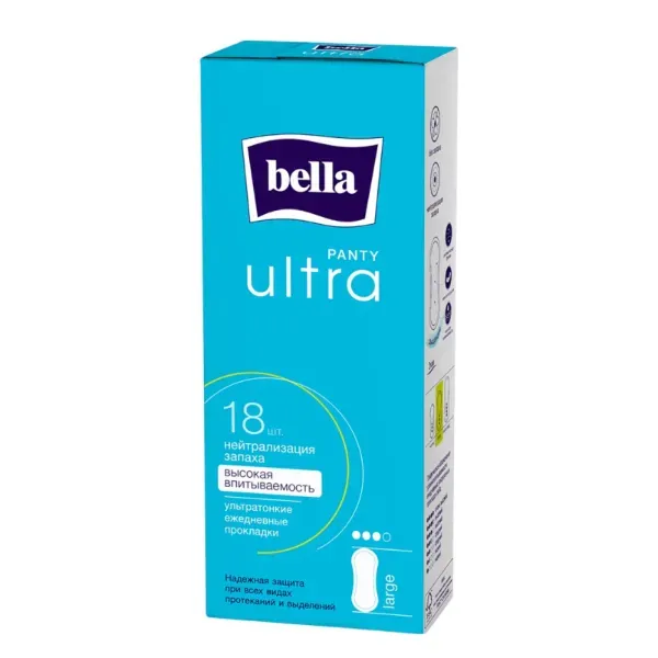 Прокладки ежедневные Bella Panty Ultra Large №18