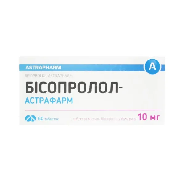 Бісопролол таблетки 10 мг №60