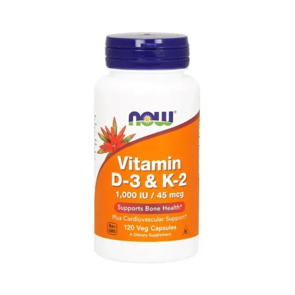 Витамин D-3 и К-2 NOW №120