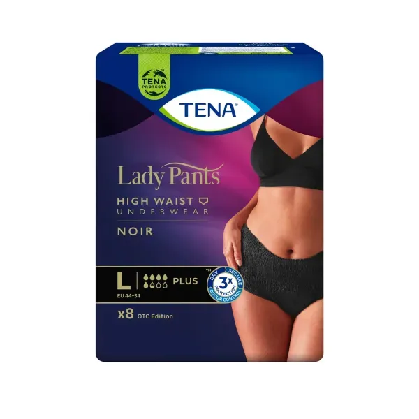 Урологічні труси Tena Lady Pants Plus для жінок Large Black №8