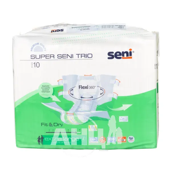 Подгузники для взрослых Super Seni Air trio extra large №10