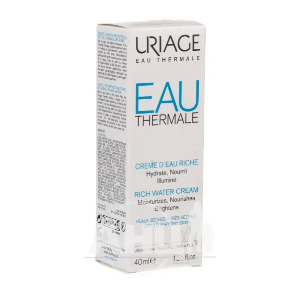 Крем для обличчя Uriage Eau Thermale Rich Water Cream зволожуючий 40 мл