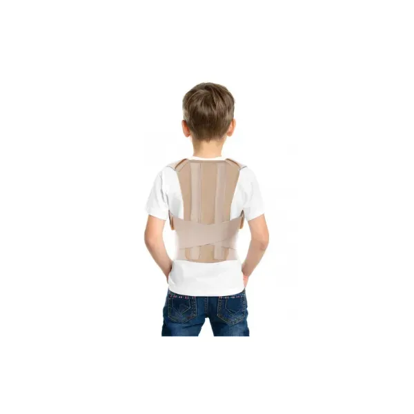 Корсет для корекції осанки Торос-Груп з ребрами жорсткості розмір 3 дитячий білий
