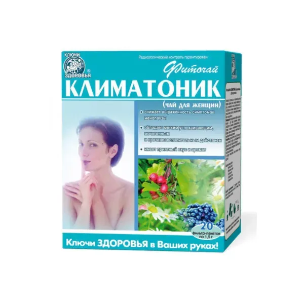 Фиточай Ключи Здоровья № 64 климатоник чай для женщин в фильтр-пакетах 1,5 г №20