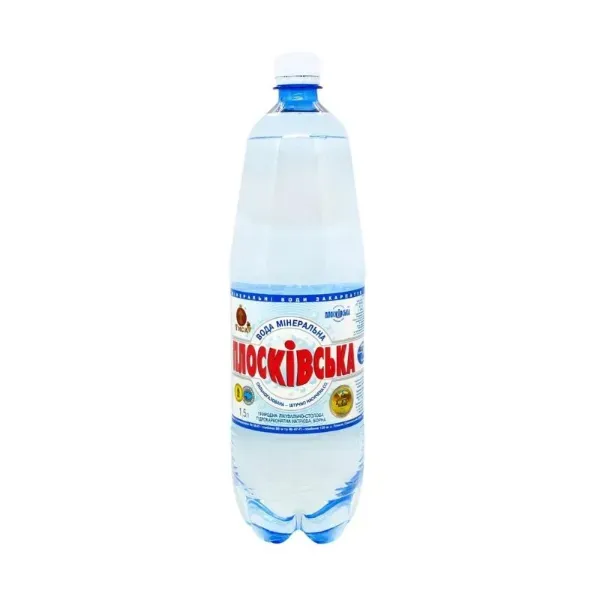 Вода мінеральна лікувально-столова Плосківська сильногазована пляшка п/е 1,5 л