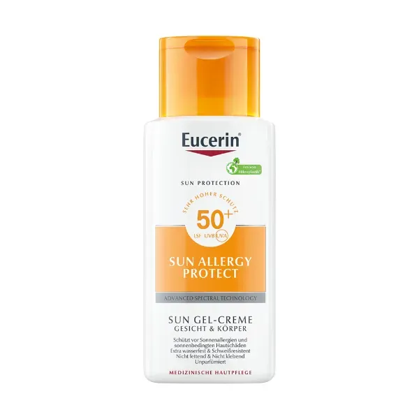 Солнцезащитный крем-гель для тела Eucerin Sun Allergy SPF 50 150 мл