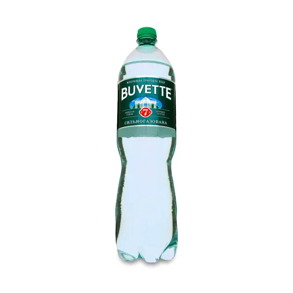 Вода мінеральна Buvette №7 сильногазована 1,5 л
