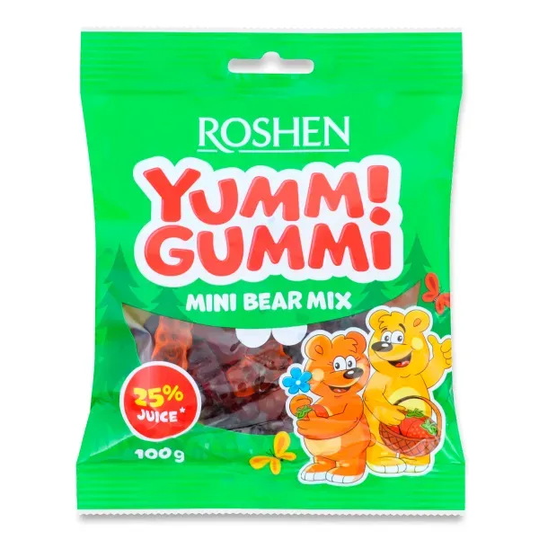Желейні цукерки Yummi Gummi ведмедики 100 г