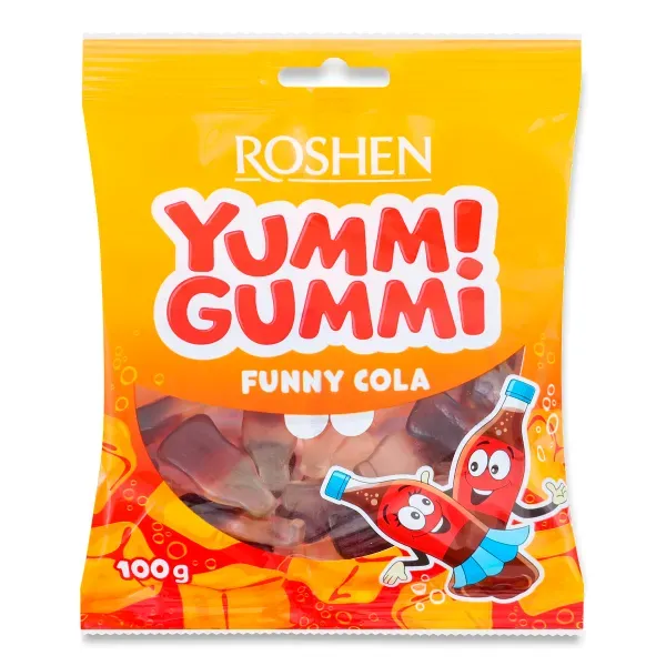 Желейные конфеты Yummi Gummi кола 100 г