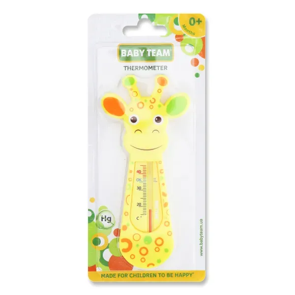 Термометр для воды Baby Team жираф