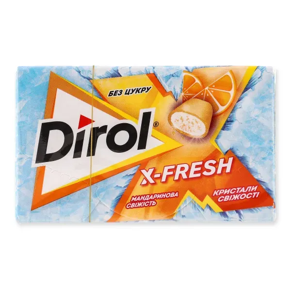 Жевательная резинка Dirol X-Fresh мандарин 18 г