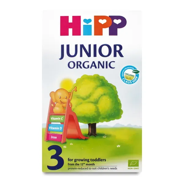 Органическое детское сухое молочко Hipp Organic 3 500 г