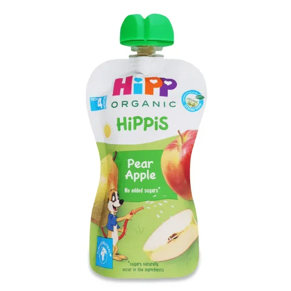 Пюре фруктовое HiPP груша-яблоко с 4 месяцев 100 г