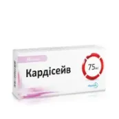 Кардисейв таблетки покрытые пленочной оболочкой 75 мг блистер №30
