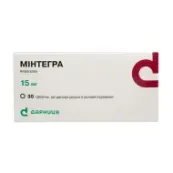 Минтегра таблетки 15 мг №30