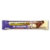 Шоколад Millennium пористий молочний та білий 32 г