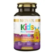 Вітаміни Новел Novel KIDS Multivitamin + Mineral таблетки жувальні зі смаком вишні №60