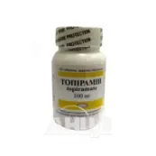 Топірамін таблетки вкриті оболонкою 100 мг флакон №100