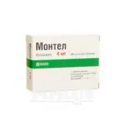 Монтел таблетки жувальні 4 мг блістер №28